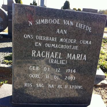 BREDA Rachael Maria, van 1914-2003