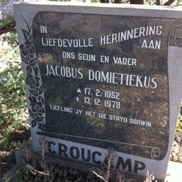 CROUCAMP Jacobus Domietiekus 1952-1978