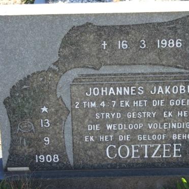 COETZEE Johannes Jakobus 1908-1986