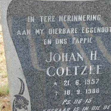 COETZEE Johan H. 1957-1986