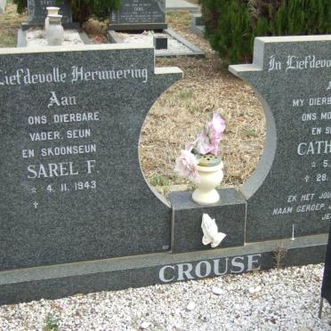 CROUSE Sarel F. 1943- &amp; Catharina B. 1952-1992