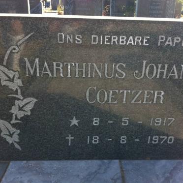 COETZER Marthinus Johannes 1917-1970