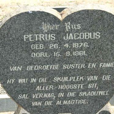 DEYZEL Petrus Jacobus 1876-1961