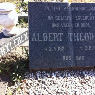 ERXLEBEN Albert Theodore 1921-1973
