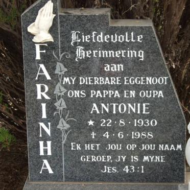 FARINHA Antonie 1930-1988