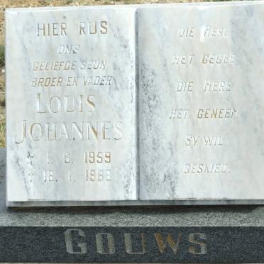 GOUWS Louis Johannes 1959-1988