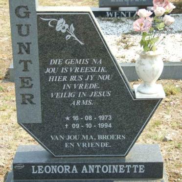 GUNTER Leonora Antoinette 1973-1994