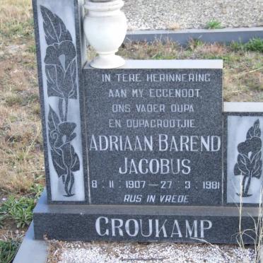 GROUKAMP Adriaan Barend Jacobus 1907-1981