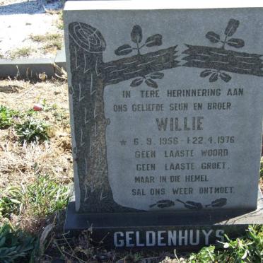 GELDENHUYS Willie 1956-1976
