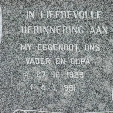 GREYLING Poen 1929-1991 &amp; Isabel 1931-2007 
