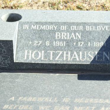 HOLTZHAUSEN Brian 1951-1981