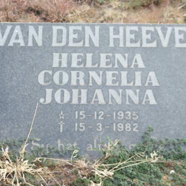HEEVER Helena Cornelia Johanna, van den 1935-1982