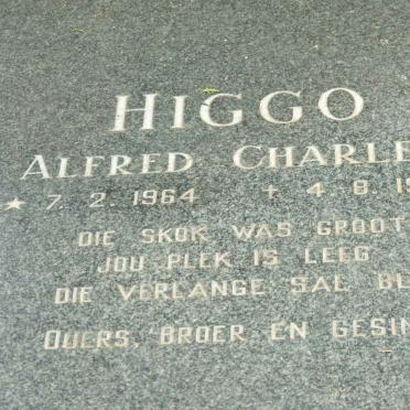 HIGGO Alfred Charles 1964-1996