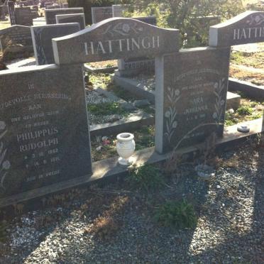 HATTINGH Philippus Rudolph 1910-1981 &amp; Sara Johanna 1916- :: HATTINGH Philippus Rudolph 1952-1971