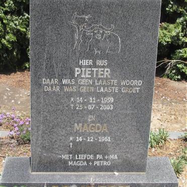 JOUBERT Pieter 1959-2003 &amp; Magda 1961-