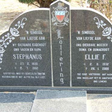 LOTTERING Stephanus 1930-1992 &amp; Ellie F. 1932-2000
