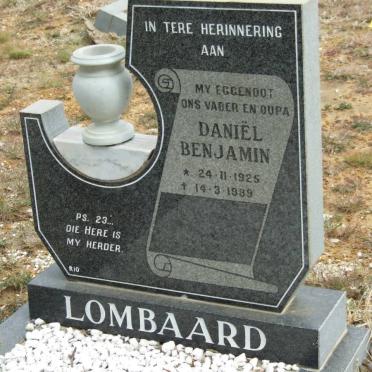LOMBAARD Daniel Benjamin 1925-1989