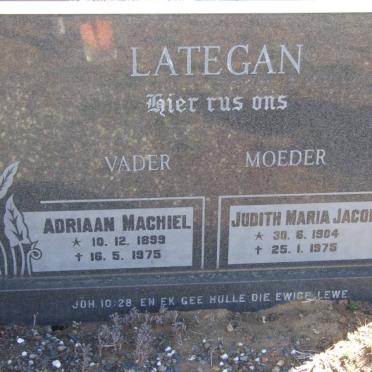 LATEGAN Adriaan Machiel 1899-1975 &amp; Judith Maria Jacoba 1904-1975