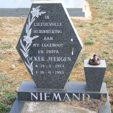 NIEMAND Ocker Juergen 1954-1983