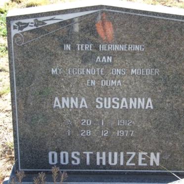 OOSTHUIZEN Anna Susanna 1912-1977