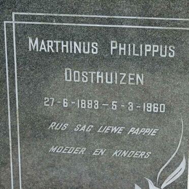 OOSTHUIZEN Marthinus Philippus 1893-1960
