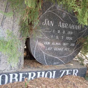 OBERHOLZER Jan Abraham 1931-1994