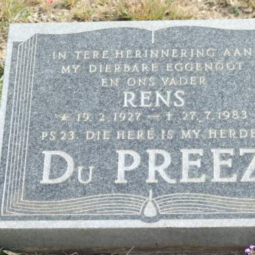 PREEZ Rens, du 1927-1983