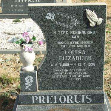 PRETORUIS Louisa Elizabeth 1910-1998