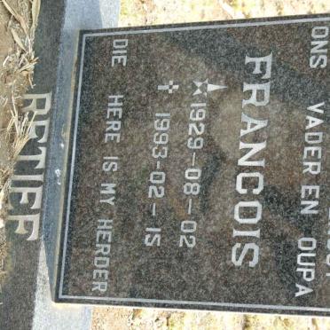 RETIEF Francois 1929-1993