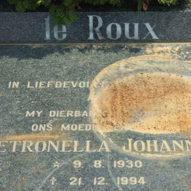 ROUX Petronella Johanna, le 1930-1994