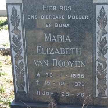 ROOYEN Maria Elizabeth, van 1895-1976