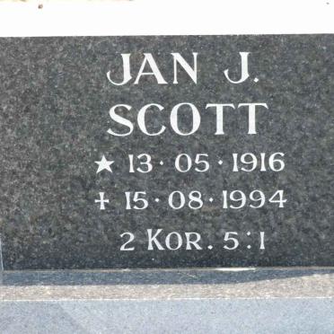 SCOTT Jan J. 1916-1994