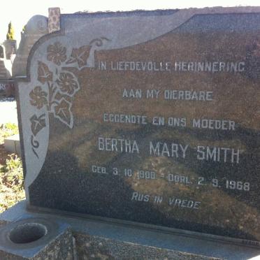SMITH Bertha Mary 1908-1968