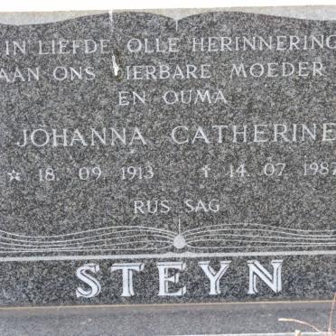 STEYN Johanna Catherine 1913-1987