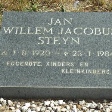 STEYN Jan Willem Jacobus 1920-1984