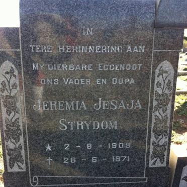 STRYDOM Jeremia Jesaja 1909-1971 