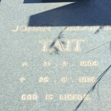 TAIT Johan Jacobus 1904-1976