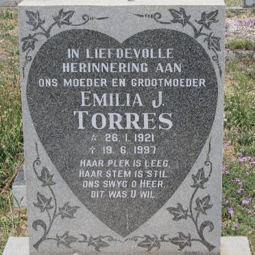 TORRES Emilia J. 1921-1997