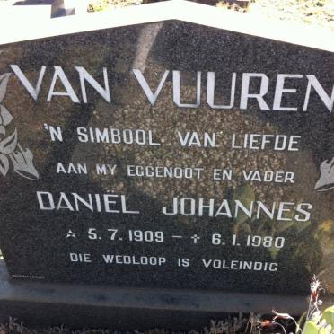 VUUREN Daniel Johannes, van 1909-1980