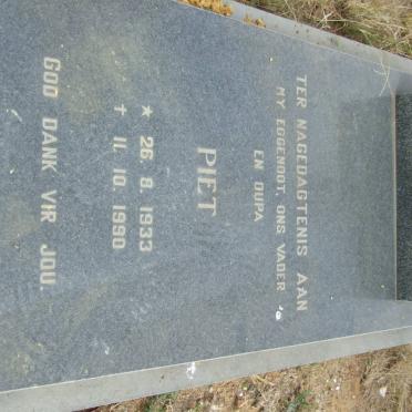 VILJOEN Piet 1933-1990