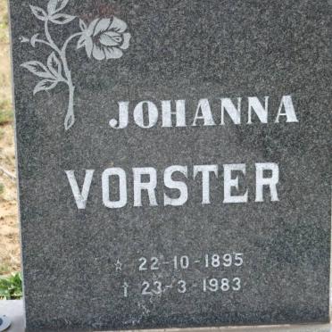 VORSTER Johanna 1895-1983