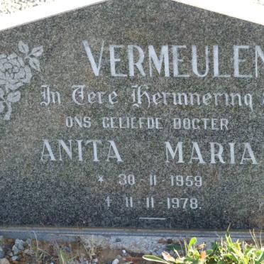 VERMEULEN Anita Maria 1959-1978