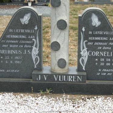 VUUREN Marthinus J.S., Janse van 1927-1987 &amp; Cornelia J. 1922-1992