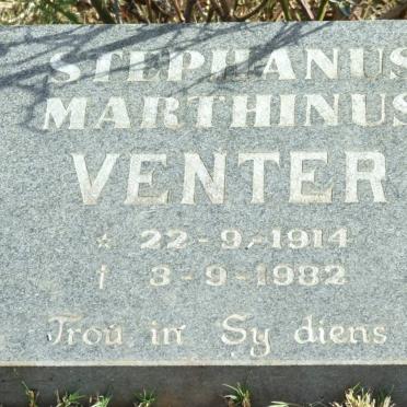 VENTER Stephanus Marthinus 1914-1982