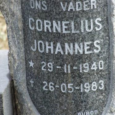 VORSTER Cornelius Johannes 1940-1983      