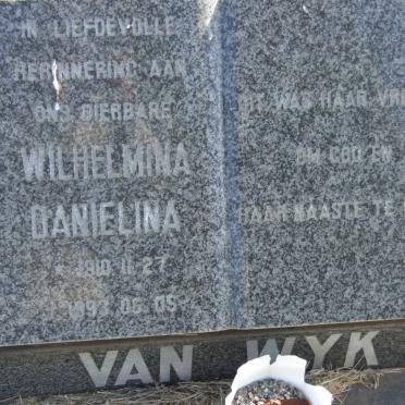 WYK Wilhelmina Danielina, van 1910-1993