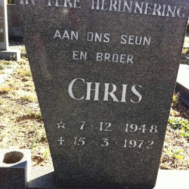 WYK Chris, van 1948-1972