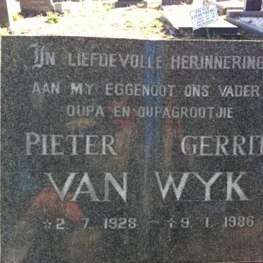 WYK Pieter Gerrit, van 1928-1986