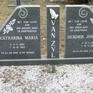 ZYL Hendrik Johannes, van 1901-1997 &amp; Catharina Maria 1908-1987