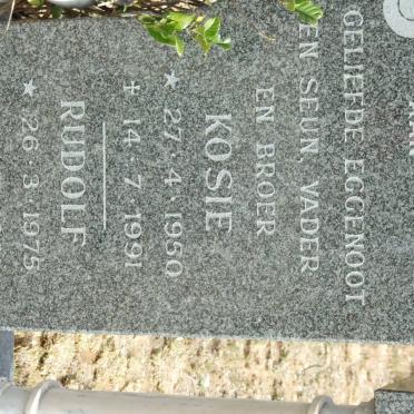 ? Kosie 1950-1991 :: ? Rudolf 1975-1991